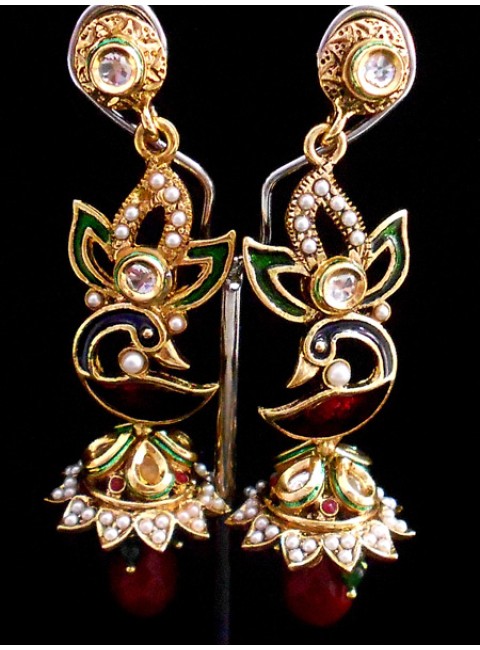 Polki Earrings